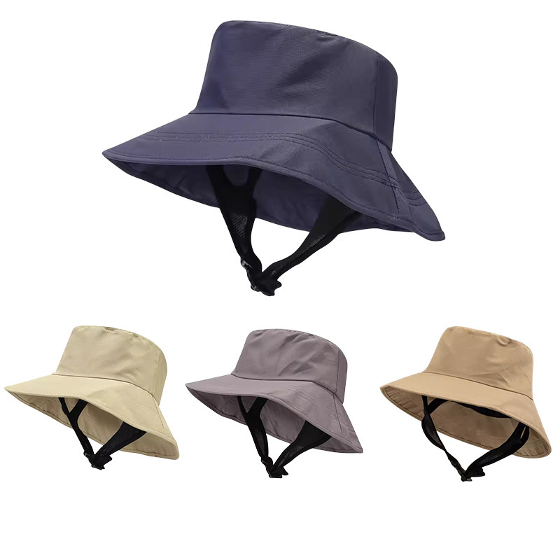 Surfing Sunscreen Hat Electric Car Sunshade Hat Women's Breathable Quick-drying Sunscreen Fisherman Hat Men's Summer UV Protection Sun Hat