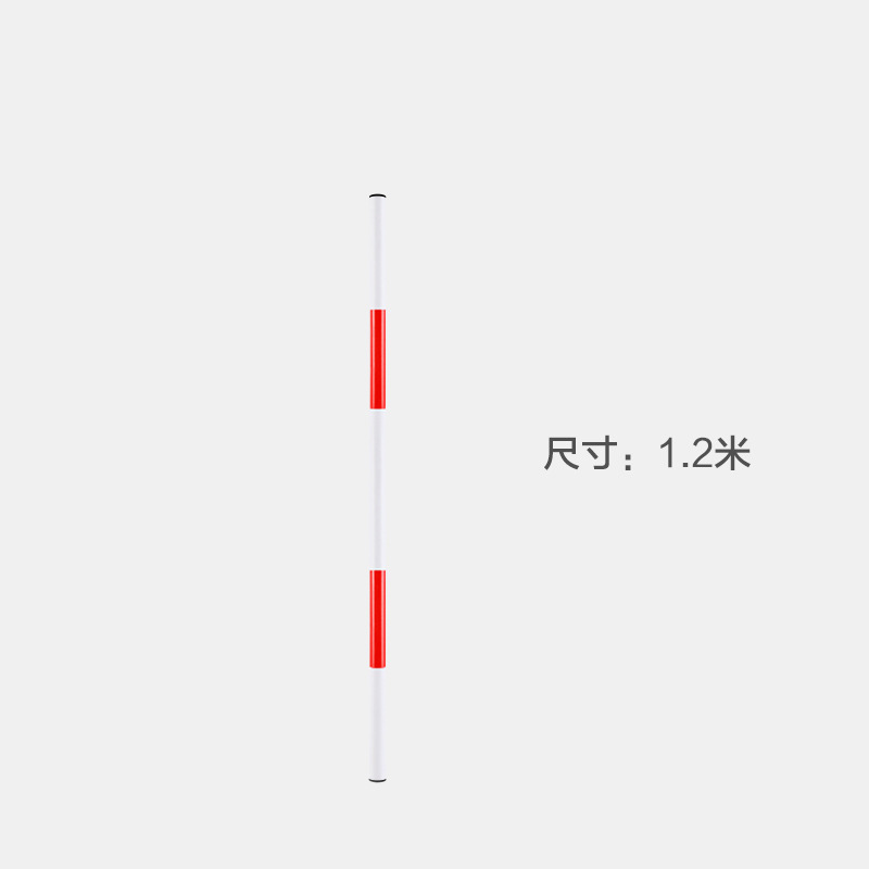 빨강과 흰색 1.2 m 사인 포스트