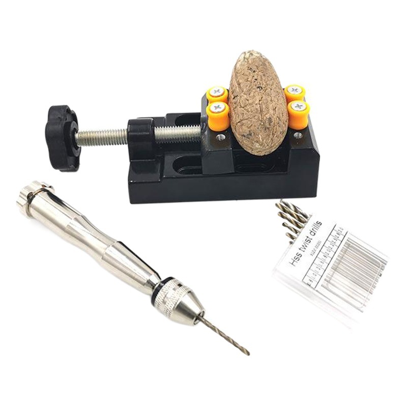 Transfronterizo caliente-venta Wenwan kit tallado a mano de perforación PCB mini taladro de mano taladro titular traje