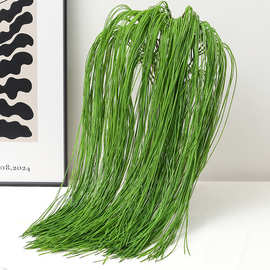 绿色系仿真花绿色结婚布置龙须草千层金芦荀草森系仿真绿植造景