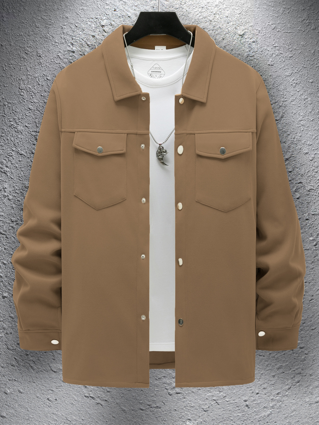 Giacca uomo attillata con doppie tasche autunno inverno_voghion.com