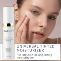 Популярный трансграничный увлажняющий крем цвета barubt SPF46+ увлажняет кожу, стойкий и легко наносится изолирующий солнцезащитный крем.