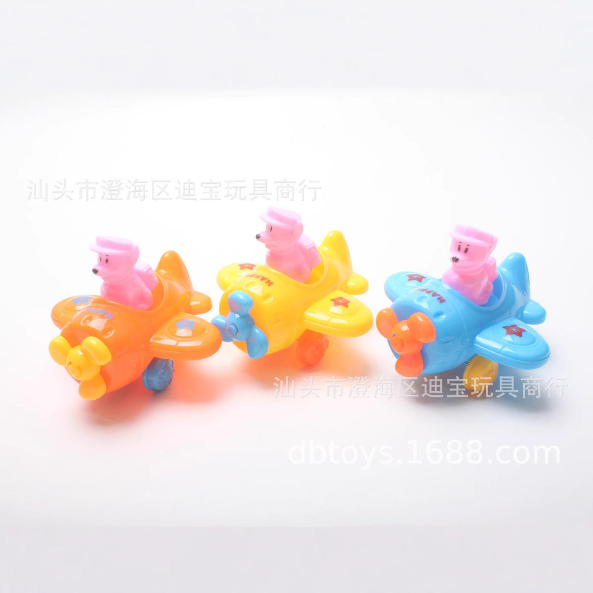 9.4cm Pull-Back Cartoon Airplane 100mm Gashapon Toy Gift