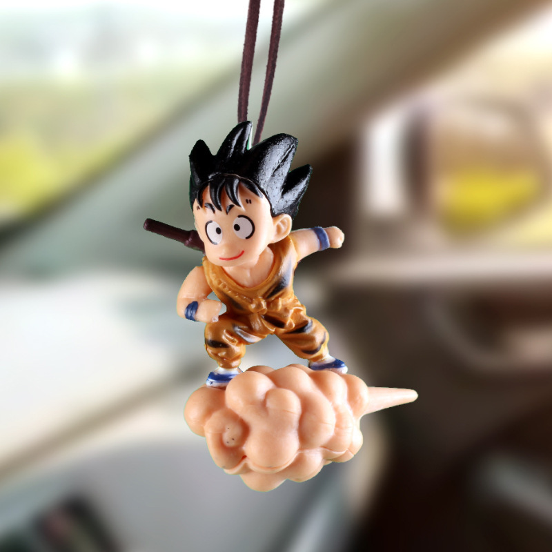 Colgante de automóvil transfronterizo Espejo retrovisor Colgante de automóvil Dragon Ball Colgante de automóvil Colgante de automóvil Nube de salto mortal Wukong