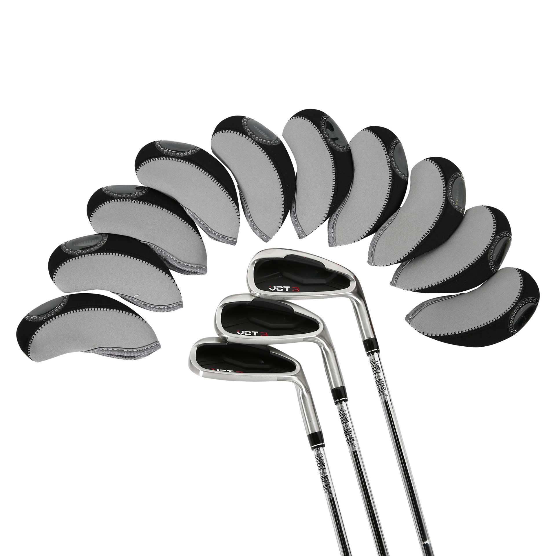 Yuefan Source Supply Juego de gorro de golf de dos colores Juego de hierro de golf Golfheadcovers