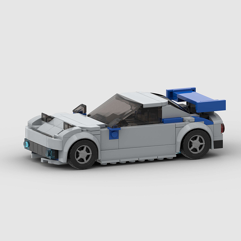 Compatible with Lego Small Particle Rx7 Fd Racing Car Moc Building Blocks DIY Educational Toy Model Assembly Foreign Trade Wholesale