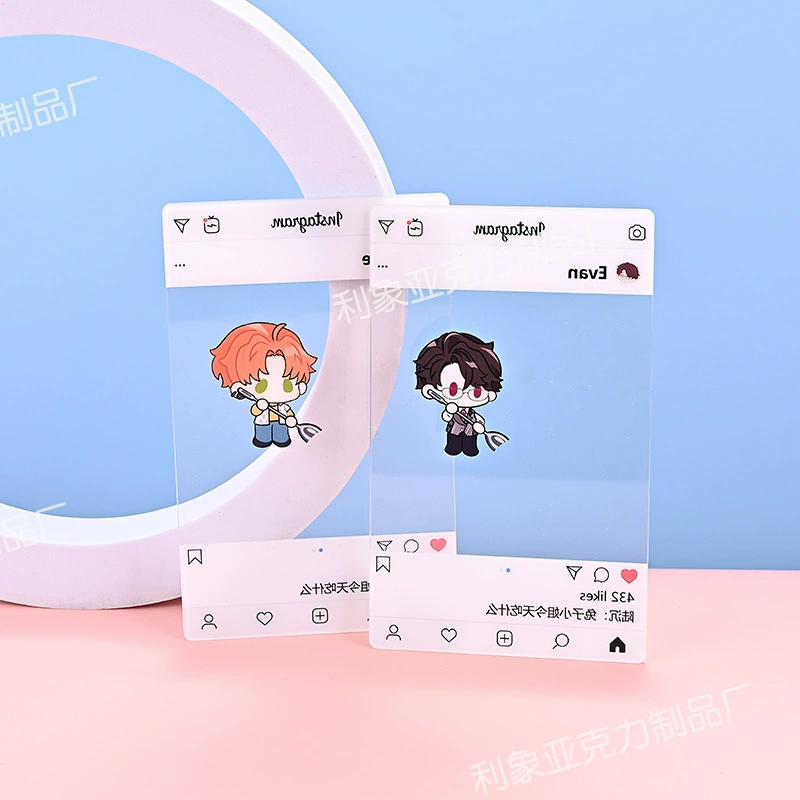 Аcrylic cartoon double-sided photo frame for elementary school students, custom-made, Birthday gift