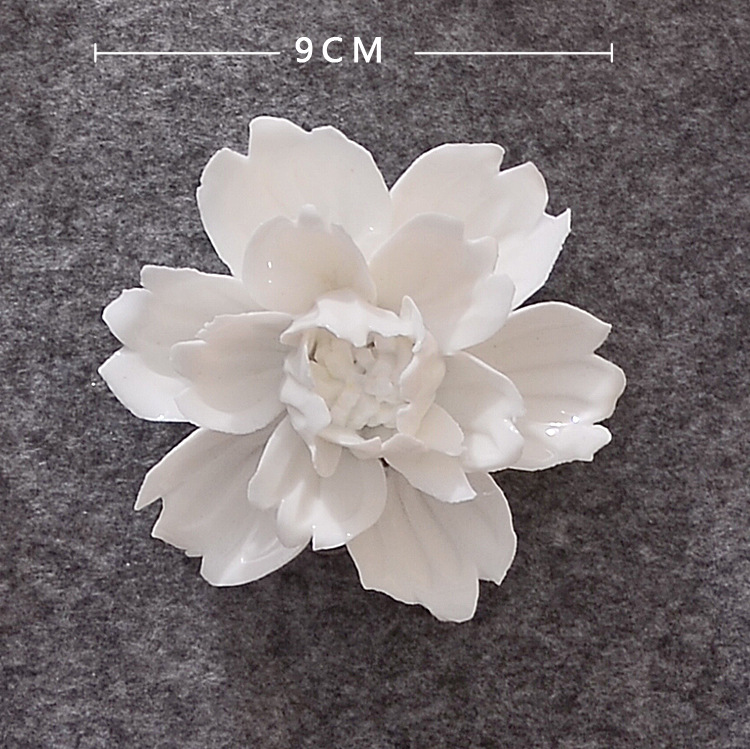 Decoración de Pared de Flores en Cerámica Tridimensional para Sala de Estar y Dormitorio image 13