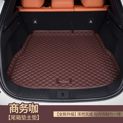 Blue S7 Trunk Mats, Used — Trunk Mat - leather-style-business-coffee-main-pad-1-piece-set-dark-blue-s7