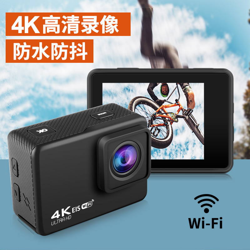 クロスボーダー4kスポーツカメラ防水手ぶれ補正hd wifiリモコン屋外撮影サイクリングスポーツカメラ工場|undefined