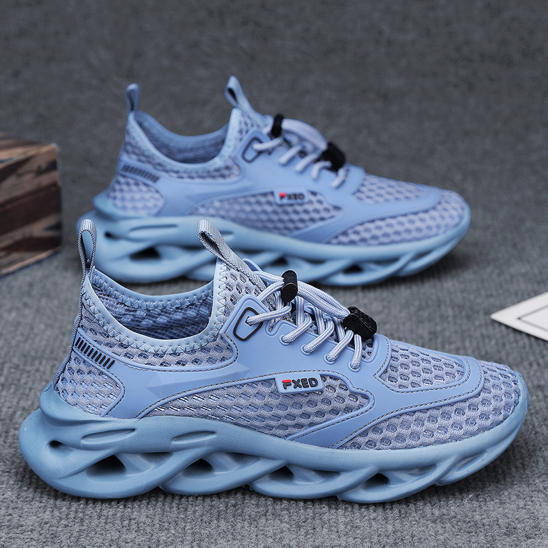 Zapatos de río arriba, zapatos de vadeo, nueva tendencia de verano, suela gruesa deportiva, transpirable, malla hueca, zapatos de papá para jóvenes