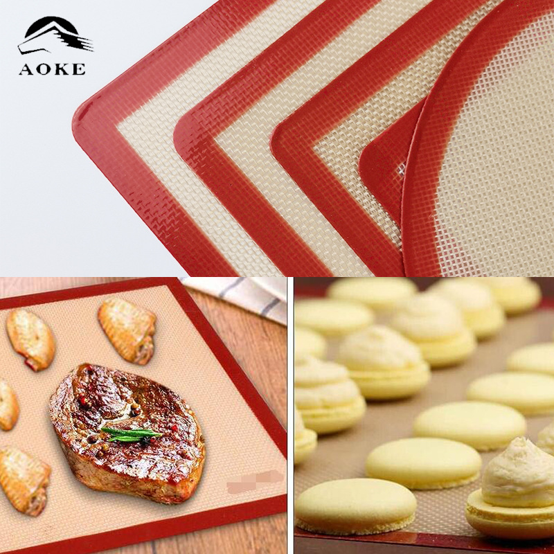 Alas de pollo Horno de carne estera de silicona para hornear fácil de limpiar estera de laminación antiadherente para hornear pastel galleta estera de silicona para hornear