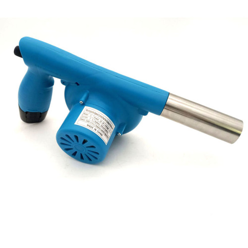 Wholesale 12v electric blower speed regulating fan battery charging picnic barbecue outdoor household small combustion-supporting