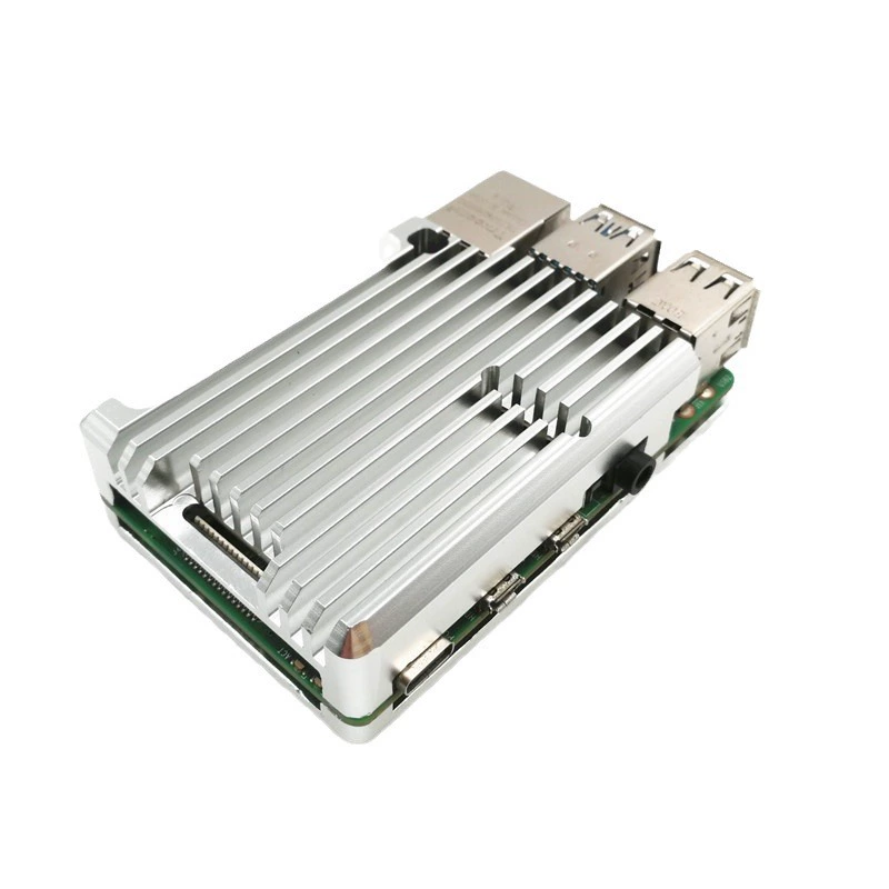 Корпус для Raspberry Pi 4B, алюминиевый корпус для Raspberry Pi 4 Model B, корпус для 4-го поколения
