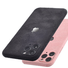 適用16蘋果12XSmax手機1511ES2翻毛皮14全包邊後背13ProMax貼膜