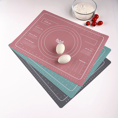 New Silicone Flour Pad Kitchen Measuring Dough Pad Non-stick Anti-slip Dough Pad Baking Tool Silicone Pad 