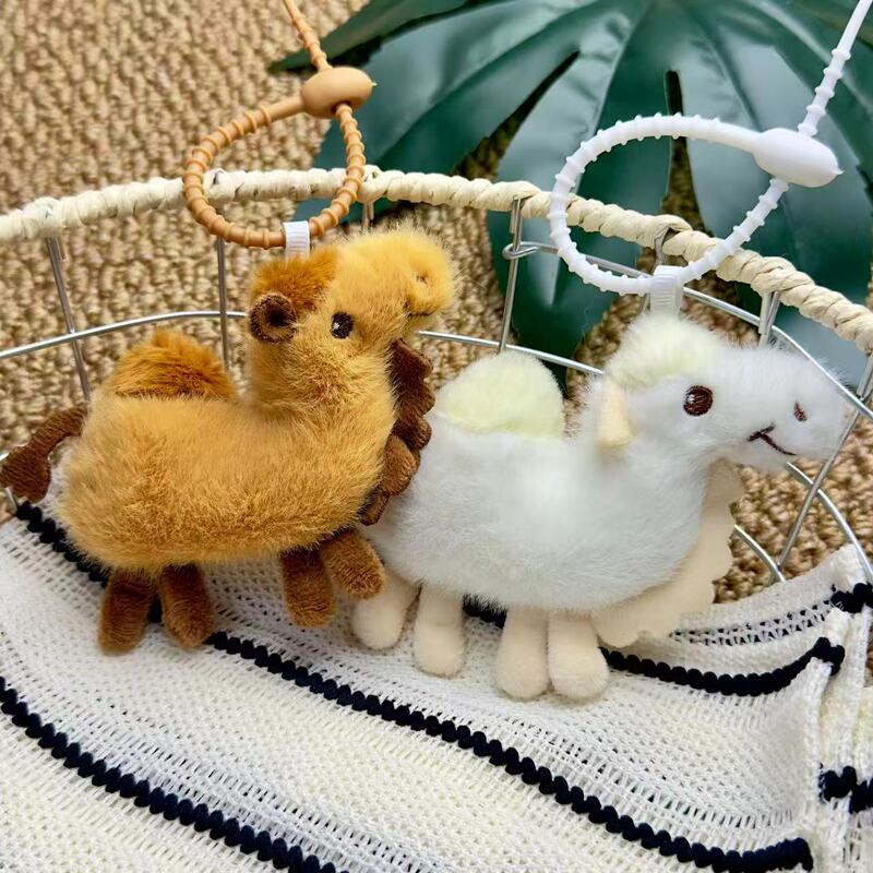 Xinjiang Cute Desert Camel Stuffed Doll Toy Doll Stuffed Pendant Keychain Grabbing Doll Pendant Gift