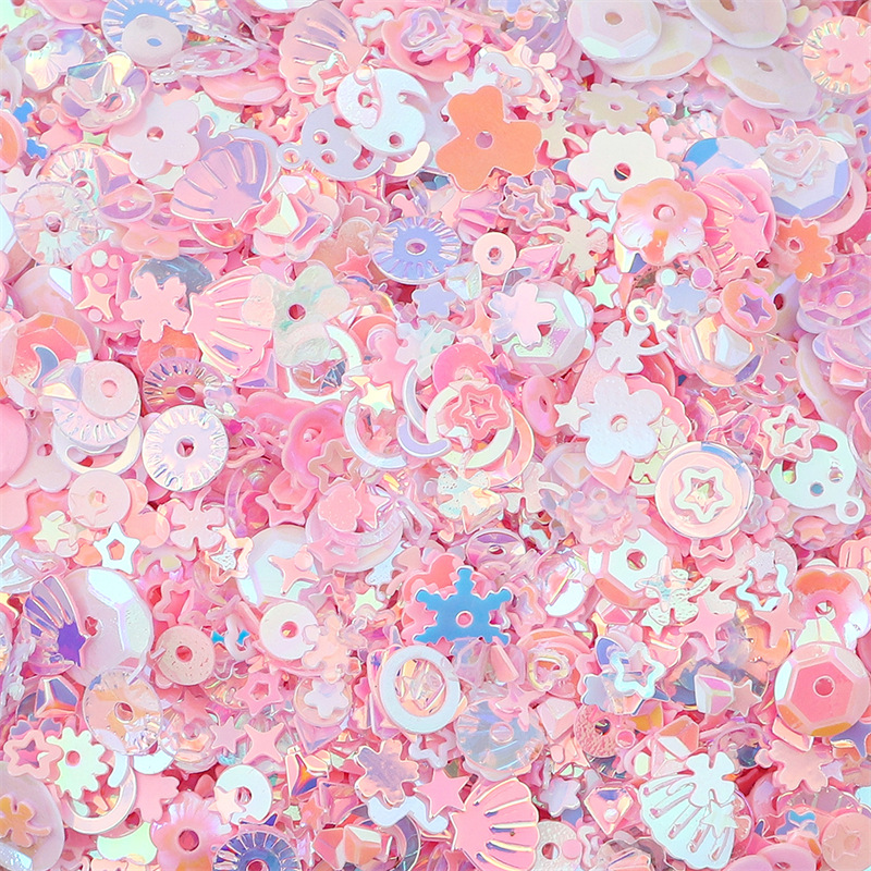 Color plateado lentejuelas nido pieza flash DIY material decorativo ropa Ropa Accesorios hecho en casa pendientes materiales accesorios image 14