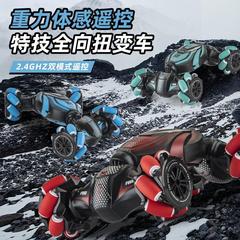 Cross-View Gesture Sensing Twist-Change Car Remote Stunt Car Drift with Lights Stunt Climbing Car Off-Road Transforming Toy