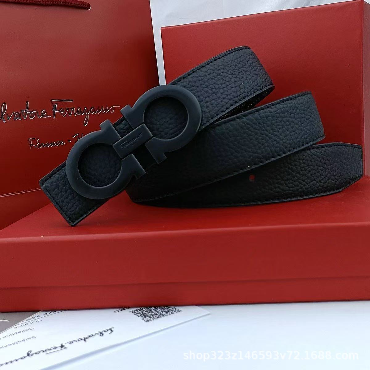Lychee pattern black buckle [hanging buckle-gift box] / 105cm