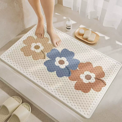 Avtomobil döşəmə paspasları — Toilet Bathroom Floor Mat - sanxiaoduo-no-41-3565cmanti-slip-and-safe-bathing