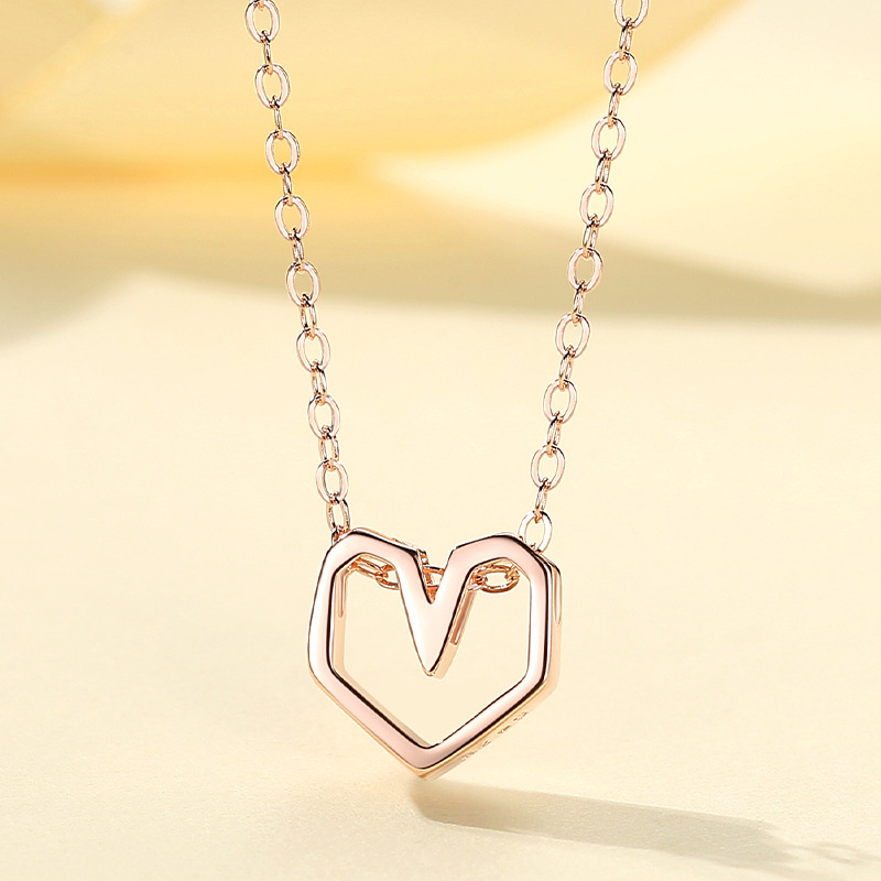 D509 oro rosa (con cadena cruzada)