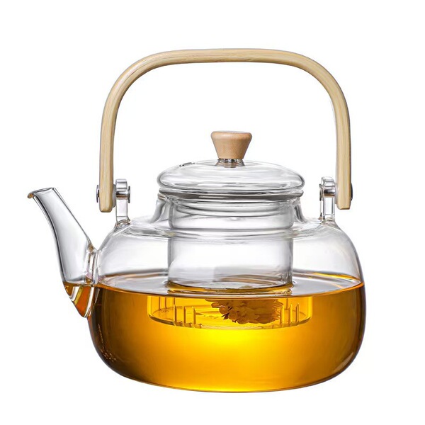 Glass teapot for home use