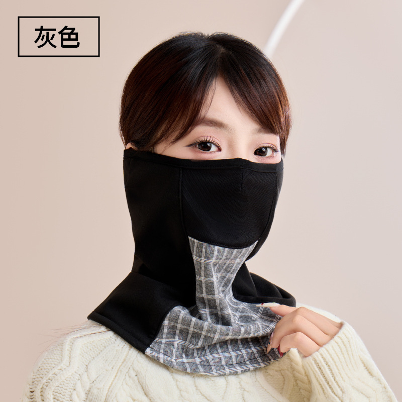 2025保暖口罩女冬季防寒面罩男加绒遮脸骑行防风高颜值显脸小脸罩|undefined