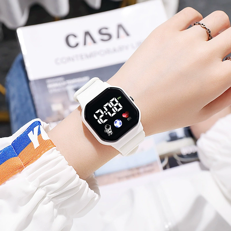 Space digital watch Capacious, high-quality dial, multi-color options