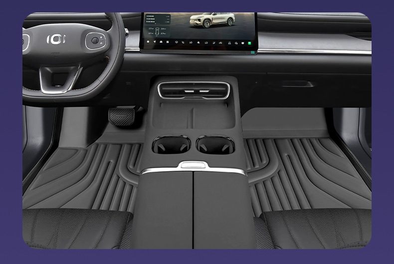 Suitable for Qiyuan Q07 Model Car, Waterproof and Dustproof Car Interior Accessories, Environmentally Friendly Double-Layer Floor Mats