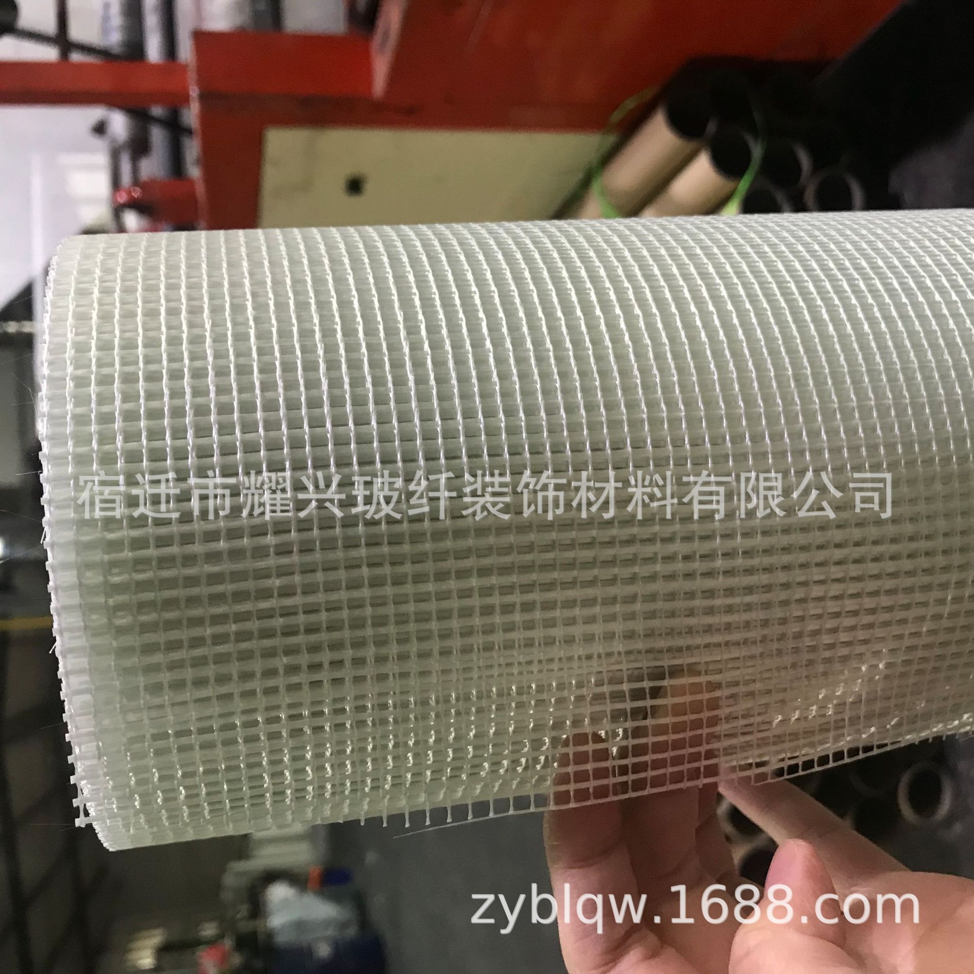 月出2w中碱增强网格布 出口厂家直销玻纤网格布  120g 玻纤网格布