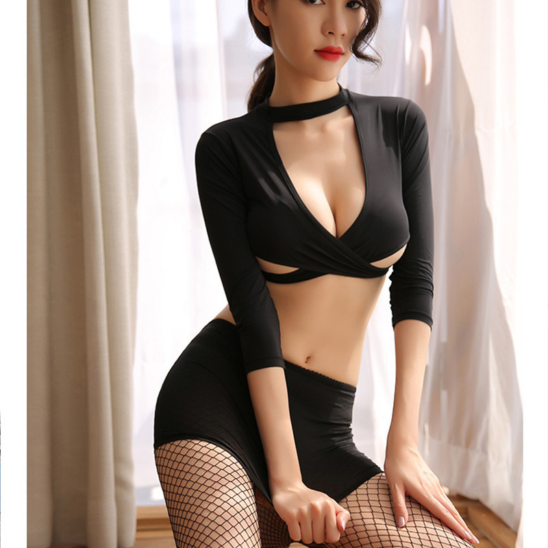 1806 블랙 비서 복장