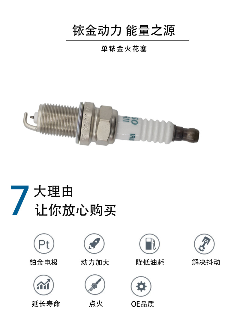 90919-01240 single Iridium DENSO SK16R11 spark plug suitable for Toyota Weichi Prius
