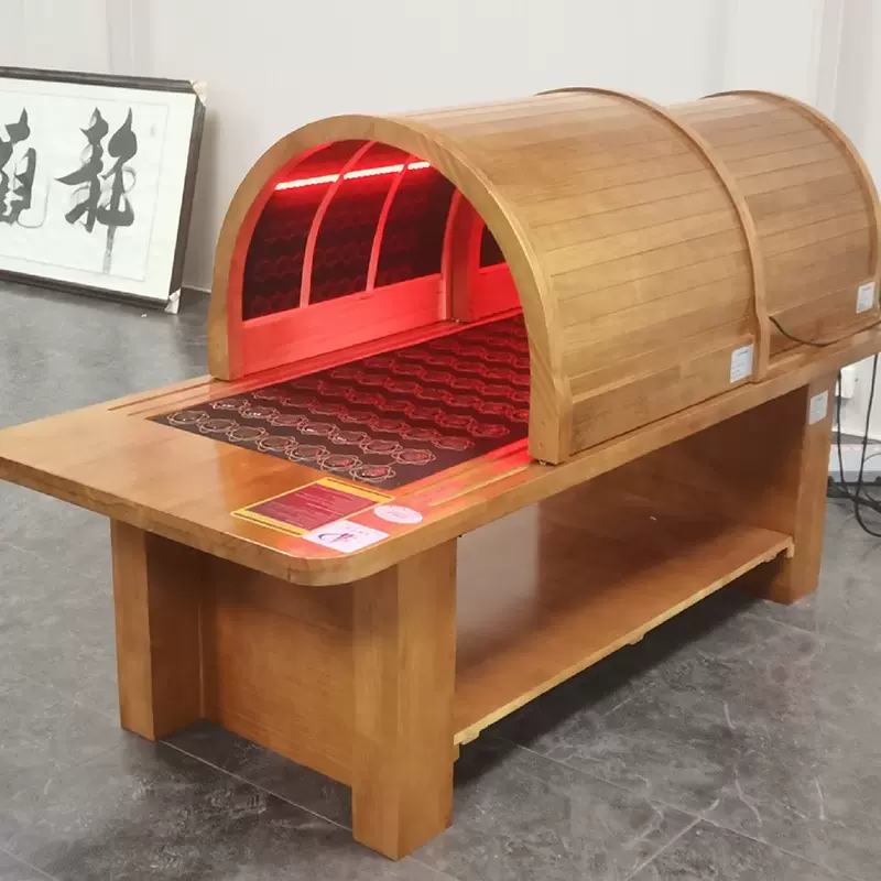 定制九五裹药舱家用美容院熏蒸汗蒸裹药床红外线频谱舱舱红外热疗