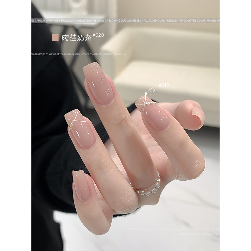 KaSi fototerapia Esmalte de uñas pegamento 2023 nueva primavera y el verano popular blanco lechoso nude rojo cereza salón especial
