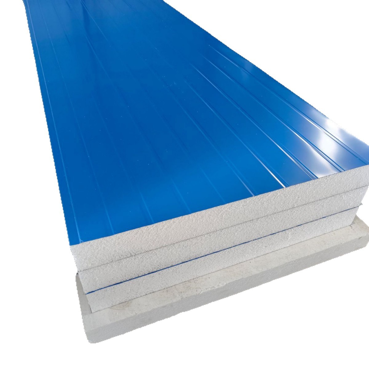 Comercio exterior personalizado panel sándwich de espuma metálica ignífuga pared de techo 950 tipo 970 tablero sándwich