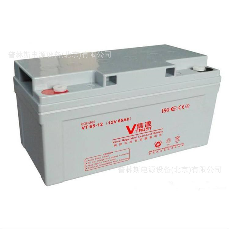 信源蓄电池VT65-12 信源12V65AH 阀控式铅酸免维护储能蓄电池