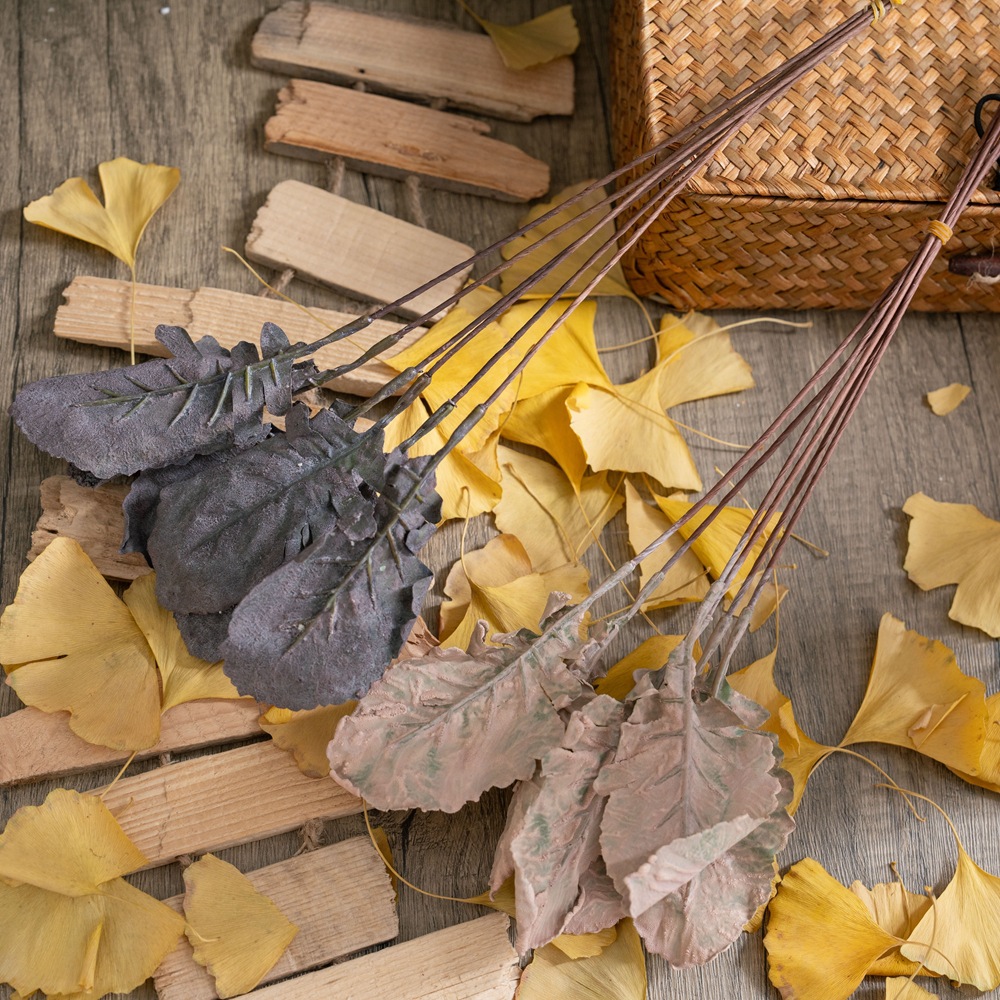 Simulated Flower Foam Paste Small Leaf Bundle Manufacturer Fake Flower Green Plant Wholesale Wedding Celebration Decor INS Style YC1124