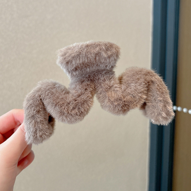 Clip grande para el cabello, pinza elegante para mujeres con cabello grueso