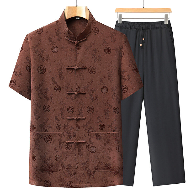 Brown suit