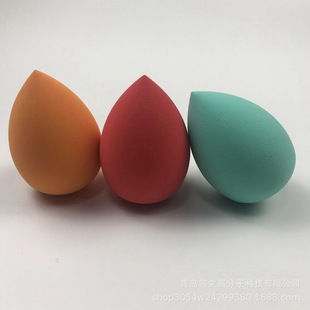 Wholesale beauty makeup Egg gourd powder puff water droplets powder puff makeup egg makeup egg oblique cut sponge powder puff Cotton
