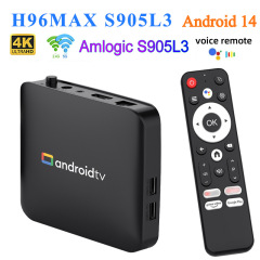 外国貿易 H96MaxS905L3 ネットワーク セットトップ ボックス Android 14 Bluetooth HD 5GWIFI TV ボックス在庫あり