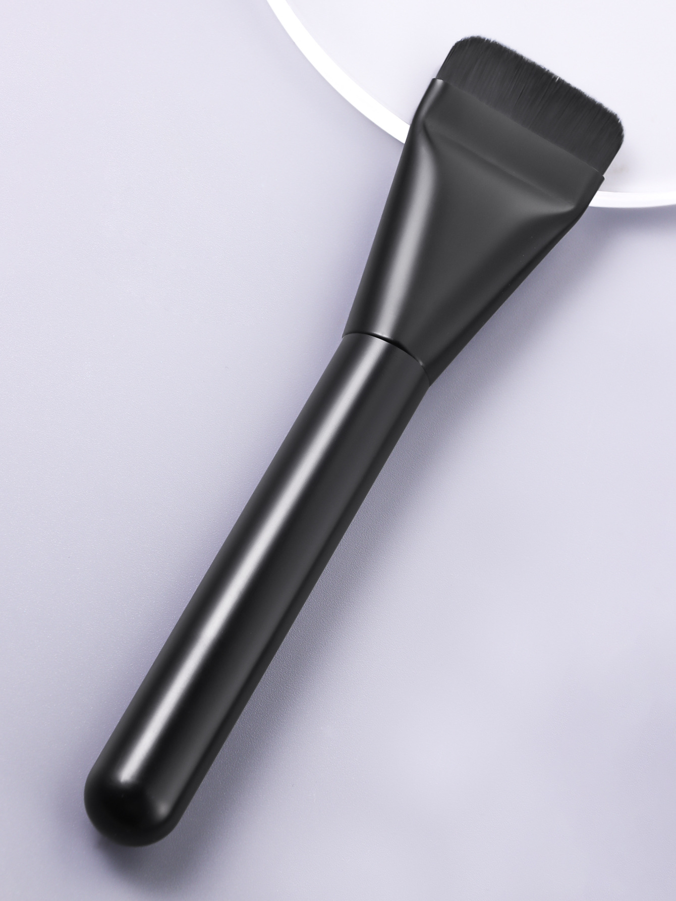 Nuevo estilo de una palabra cabeza Fundación cepillo corrector máscara cepillo sin polvo belleza herramientas fábrica en stock