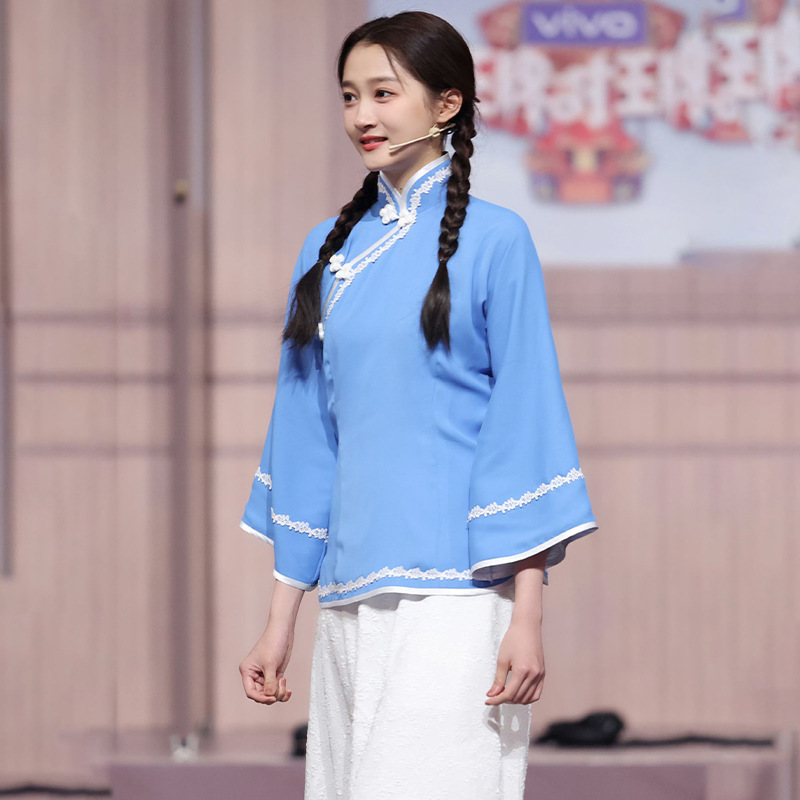 中華民国風学生服、5月4日青少年服、男女レトロ風卒業式制服、合唱朗読コンクールパフォーマンス服|undefined