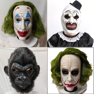 2024 новый joker2 клоун маска хэллоуин темно рыцарь бэтмен возвращается клоун эмульсия маска головной убор