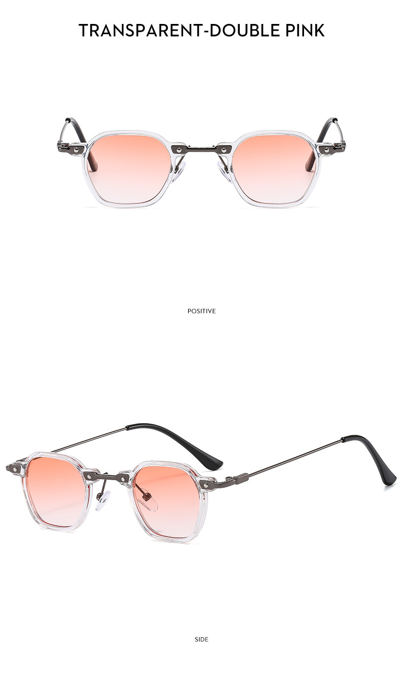 Square Hip-hop Sunglasses For Cycling Men Artistic Small Frame_voghion.com