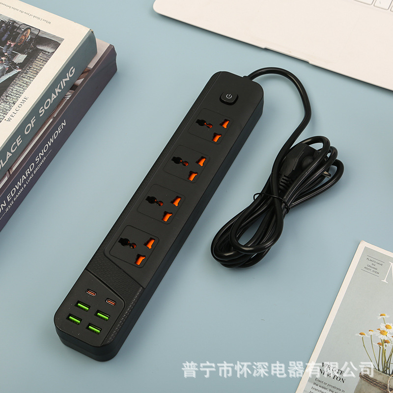 4USB + 2PD blanco y negro opcional con puerta de seguridad caja neutra Nueva Zelanda, Papua Nueva Guinea