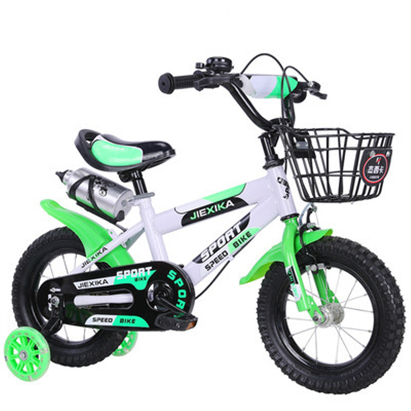 Bicicletas infantiles 12 - 14 - 16 - 18 - 20 pulgadas para niños y niñas con asiento trasero bicicleta cochecito para niños