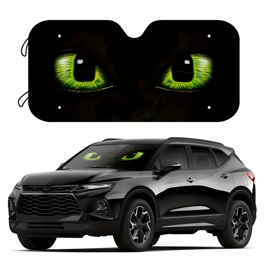 Cross-Border Hot-Selling Front Windshield Heat-Insulating Sunshade Car Universal Aluminum Foil Sunshade Easy to Install and Store