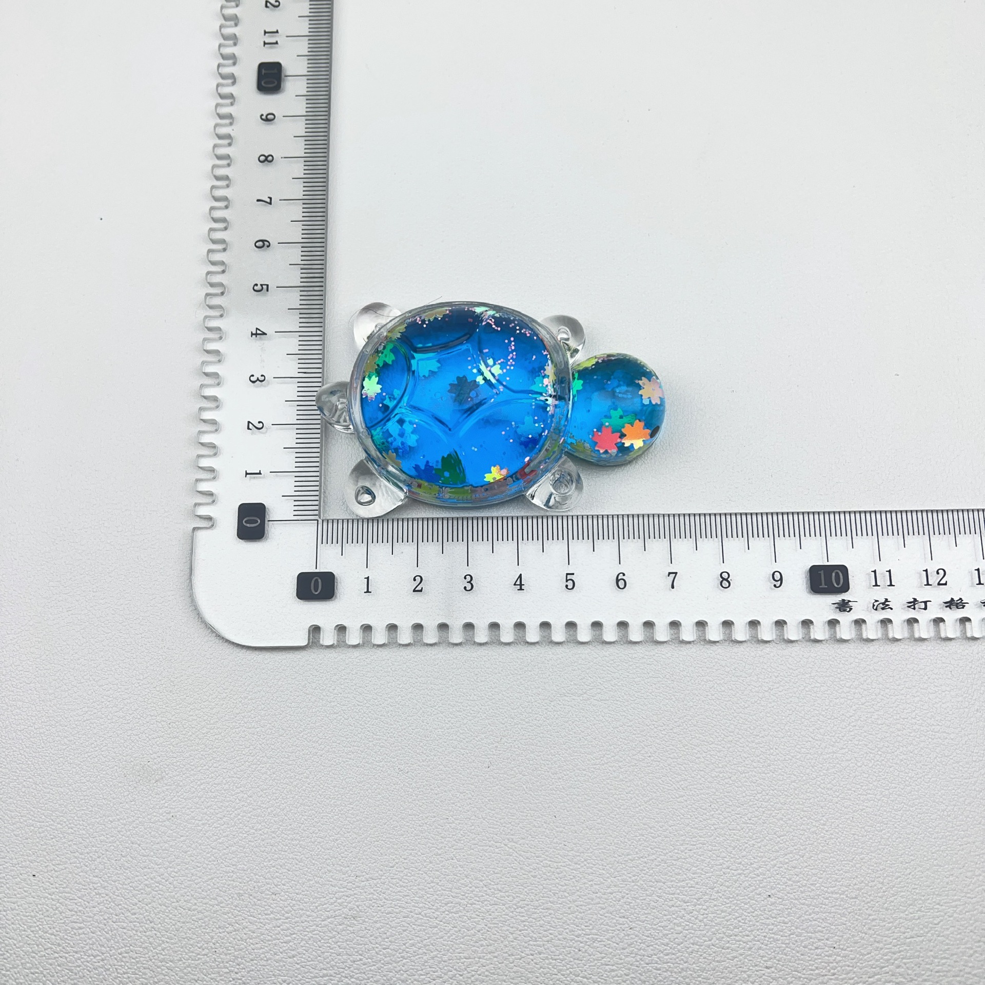 Chatter en vivo explosión de joyería DIY arena flotante en aceite explosión tortuga llavero bolso de teléfono móvil colgante decoración de escritorio